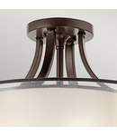 Plafoniera Lacey 4 Light Semi-Flush Mount – Mission Bronze