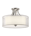 Plafoniera Lacey 4 Light Semi-Flush Mount – Antique Pewter