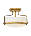 Plafoniera Harper 3 Light Small Semi Flush – Heritage Brass