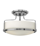 Plafoniera Harper 3 Light Small Semi Flush – Chrome