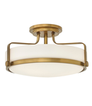 Plafoniera Harper 3 Light Medium Semi Flush – Heritage Brass