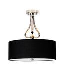 Plafoniera Falmouth 3 Light Semi Flush – Polished Chrome