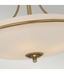 Plafoniera Griffin 4 Light Semi-Flush Light – Weathered Brass