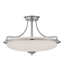 Plafoniera Griffin 4 Light Semi-Flush Light – Antique Nickel