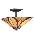 Plafoniera Asheville 2 Light Semi-Flush