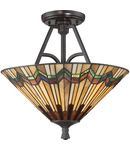 Plafoniera Alcott 2 Light Large Semi Flush