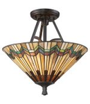 Plafoniera Alcott 2 Light Large Semi Flush