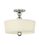 Plafoniera Zelda 3 Light Semi-Flush – Polished Nickel