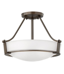 Plafoniera Hathaway 3 Light Small Semi-flush – Olde Bronze