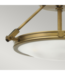 Plafoniera Collier 3 Light Semi-Flush