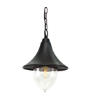 Lampa suspendata Firenze 1 Light Chain Lantern – Black