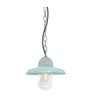 Lampa suspendata Somerton 1 Light Chain Lantern – Verdigris