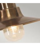 Lampa suspendata Sheldon 1 Light Chain Lantern – Aged Brass
