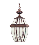 Lampa suspendata Newbury 2 Light Large Chain Lantern – Aged Copper