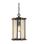 Lampa suspendata Goldenrod 1 Light Medium Chain Lantern