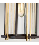 Lampa suspendata Goldenrod 1 Light Medium Chain Lantern