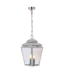 Lampa suspendata Mansion House 3 Light Chain Lantern – Polished Nickel