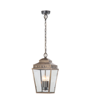 Lampa suspendata Mansion House 3 Light Chain Lantern – Brass