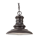 Lampa suspendata Redding Station 1 Light Medium Chain Lantern – Restoration Bronze