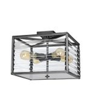 Corp de iluminat decorativ pentru exterior, Louvre 4 Light Flush Light