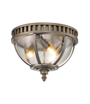 Corp de iluminat decorativ pentru exterior, Halleron 3 Light Ceiling Flush