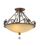 Corp de iluminat decorativ pentru exterior, Chateau 2 Light Semi-Flush Light