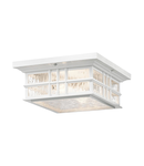 Corp de iluminat decorativ pentru exterior, Beacon Square 2 Light Flush Mount