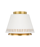 Corp de iluminat decorativ pentru exterior, Carter 1 Light Flush Light – Matte White