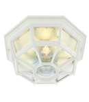 Corp de iluminat decorativ pentru exterior, Latina 1 Light Ceiling Light White