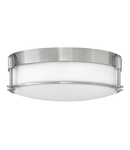 Corp de iluminat decorativ pentru exterior, Colbin 3 Light Medium Flush Mount – Brushed Nickel