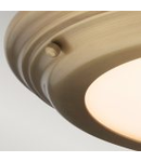 Corp de iluminat decorativ pentru exterior, Welland 1 Light Flush Light – Aged Brass