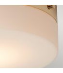 Corp de iluminat decorativ pentru exterior, Tamar 1 Light Large Flush Light – Polished Gold