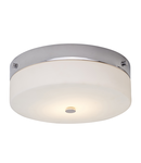 Corp de iluminat decorativ pentru exterior, Tamar 1 Light Large Flush Light – Polished Chrome