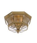 Corp de iluminat decorativ pentru exterior, Newbury 3 Light Flush Mount