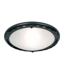 Corp de iluminat decorativ pentru exterior, Pembroke 1 Light Flush Light Style B – Black