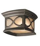 Corp de iluminat decorativ pentru exterior, Franceasi 2 Light Flush Mount