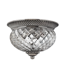 Corp de iluminat decorativ pentru exterior, Plantation 2 Light Small Flush – Polished Antique Nickel