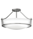 Corp de iluminat decorativ pentru exterior, Hathaway 4 Light Medium Semi-flush – Antique Nickel