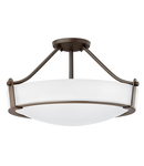 Corp de iluminat decorativ pentru exterior, Hathaway 4 Light Medium Semi-flush – Olde Bronze