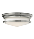 Corp de iluminat decorativ pentru exterior, Hadley 3 Light Flush Antique Nickel