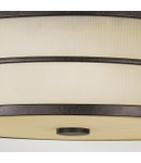 Corp de iluminat decorativ pentru exterior, Fusion 3 Light Flush Mount