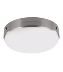 Corp de iluminat decorativ pentru exterior, Cadence 2 Light Flush Mount – Brushed Steel