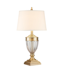 Veioza Dennison 1 Light Table Lamp – Brushed Brass