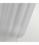 Veioza Bexley 1 Light Table Lamp – White & Polished Nickel