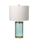 Veioza Reno Table Lamp – Green – Aged Brass