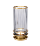 Veioza Arno Table Lamp – Smoke – Aged Brass