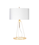 Veioza Ferrara 1 Light Table Lamp – White Polished Gold