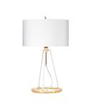 Veioza Ferrara 1 Light Table Lamp – White Polished Gold