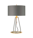Veioza Ferrara 1 Light Table Lamp – Dark Grey Polished Gold