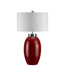 Veioza Victor 1 Light Small Table Lamp – Red